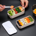 Eco-friendly Sustainable Reusable Wheat Straw Bento Lunch Box - Soup Cup - Carbon Footprint Offset - Food Container - Snack Box - School