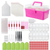 Diamond Painting Tool Set - Diamond Painting Supplies - Dot Drill Pens - Point Drill - Tweezer - Storage Box - Gift Set - Kit