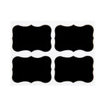Jar Label Stickers - Chalkboard Blackboard Chalk Board Craft Kitchen Name Tags Black - Container Pantry Kitchen Supplies - Spice Jar Food