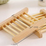 Natural Draining Soap Dish, Plate Holder Wooden Soap Rack Tray, Eco-Friendly, Biodegradable, Zero Waste, Sustainable, Bathroom Decor