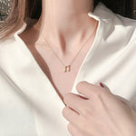 Music Note Necklace, Gold Silver Musical Note Gift for Music Lover, Gift for Her, Gift for Singer Musician, Dainty Necklace, Charm Jewelry