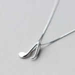 สร้อยคอโน้ตเพลงเงิน, ของขวัญโน้ตเพลงสำหรับคนรักดนตรี, ของขวัญสำหรับเธอ, ของขวัญสำหรับนักร้อง นักดนตรี, สร้อยคอละเอียดอ่อน, เครื่องประดับเสน่ห์