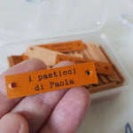 25 Leather Product Tag Set - Custom Personalized Tags - Engraving Engraved Labels For Clothing Sewing - Branding Knitting Handmade Supply