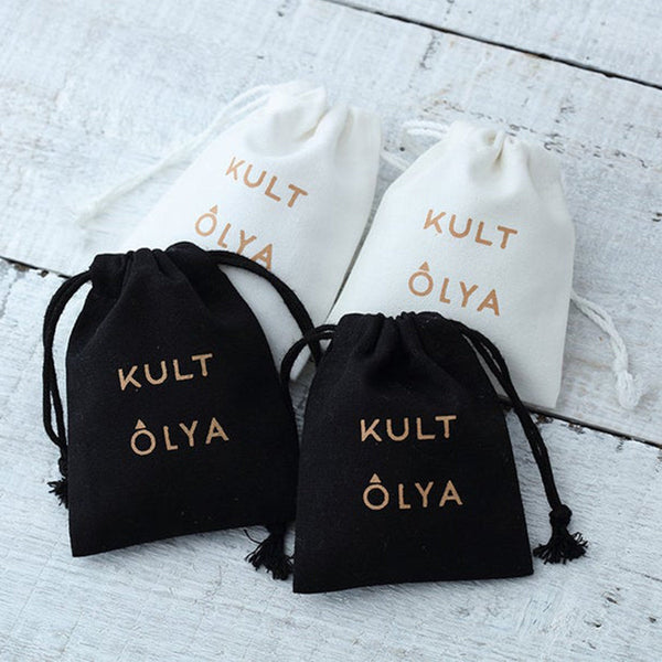 100 Personalised Favour Bags -  Custom Name Logo Gift Jewelry Favor Flannel Bags - Custom Drawstring Pouch - Weddings, Baby Shower Parties