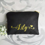 Bridesmaid Makeup Bag Personalized, Custom Makeup Bag, Personalized Bag, Custom Toiletry Bag, Customized Makeup Bag, Wedding Gift