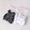 100 pcs Black White Woven Clothing Labels - Size Tags - F XS S M L XL XXL 3XL 4XL 5XL 6XL 7XL - Size Tabs - Folded Labels - Clothing T-Shirt