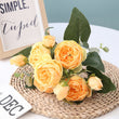 White or Pink Rose Peony Arrangement - Artificial Faux Centerpiece - Silk Flowers - Fake Flowers - Home Decor - Wedding Decor - Party Decor