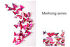 Butterfly Refrigerator Fridge Magnet - 3D Bright Color PVC Butterflies Home Office Wall Decor Stickers Scrapbook DIY Crafts Self-adhesive