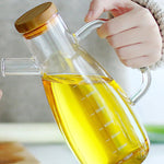 Olive Oil Dispenser, Vinegar Glass Bottle, Oil Cruet, Handmade Oil Bottle, Kitchen, Housewarming Gift, Kitchen Decor, Dining Table Supplies