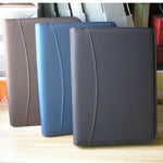 Leather Portfolio, Leather Folder, Women Document Holder, Men Leather Gifts Organizer, Notepad Holder, Journal Organizer Binder Calculator