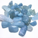 Blue Aquamarine Tumbled Stone, Blue Aquamarine, Metaphysical Healing Stone, Beryl Crystal , Stone Of Courage, Stone Of The Sea
