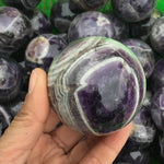 Large Real Natural Amethyst Crystal Ball | Healing Natural Amethyst Ball | Large Amethyst Crystal Sphere | Purple Crystal Ball | Reiki