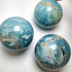 Blue Calcite Sphere, Crystal Ball, Blue Calcite Sphere, Blue Calcite Crystal, Crystal Sphere Aura, Soothing Gemstone, Mediation Aid