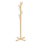Wooden Coat Hanger, Simple Minimalist Coat Rack, Wood Hanger Floor Standing, Home Furniture Storage Clothes Hanging Hanger Bedroom Drying