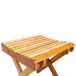 Wooden Foot Stool - Footstool Chair - Footrest Ottomans - Bench - Living Room Bedroom Farmhouse Kids Foot Stool Cushion - Bean Bag Foot Rest