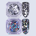 Nail Glitter - Chunky Glitter Mix - Cosmetic Tumblers, Nail Art, Resin Art, Slime, Crafts, Cosmetics  -  Party Supply - Festival Dance