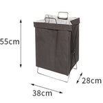 Foldable Hamper Storage Baskets for Laundry, Organizing Home, Clothes, Shelf, Gifts, Baby Nursery, Toys, Closet, Towel, Storage Bin Bag