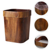 Vintage Antique Rustic Wooden Style Brown Recycle Bin, 14L Waste Bin, Dustbin, Garbage Box, Bucket, Trash Can, Basket, Storage, Home Decor