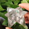 Quartz Crystal Merkaba Star - Natural quartz Crystal - White Crystal Reiki Healing Crystal - Energy Spiritual - Sacred Geometry Chakra