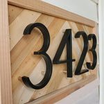 House Numbers | Custom Personalized House Number Plaques | Address Plaque | Modern House Number Sign | Address number | Outdoor Housewarming
