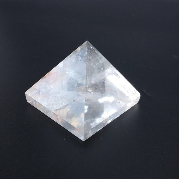 Clear Quartz Pyramid - Natural White - Gemstone Pyramid - Reiki Meditation - Healing Chakra - Energized Balancer - Crystal Grids Meditation