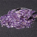 Amethyst Semi Tumbled Gemstone Mini Chips 3-5 mm, Amethyst Tumbled Chips, Amethyst Purple Tumbled Chips, Wholesale Bulk Lot, Natural Crushed