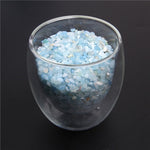 Tiny Aquamarine Chips, 100 Grams, Light Blue Gemstone Chips, Tumbled Undrilled Healing Gemstone, Polished Semi-Precious Rocks, Calming Stone