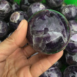 Large Real Natural Amethyst Crystal Ball | Healing Natural Amethyst Ball | Large Amethyst Crystal Sphere | Purple Crystal Ball | Reiki