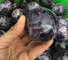 Large Real Natural Amethyst Crystal Ball | Healing Natural Amethyst Ball | Large Amethyst Crystal Sphere | Purple Crystal Ball | Reiki