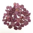 50 grams Raw Corundum Ruby Pieces, Rough Ruby, Uncut Ruby Crystal, July Birthstone, Healing Crystal Stone, Bulk Raw Gemstone, Heart Chakra