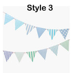 Garland Flag Bunting Ombre Rainbow Color Banner, Solid Pennants, Wedding Photo Prop, Baby Nursery Decor, Birthday Party, Bridal Hanging