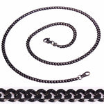 Gold Cuban Link Chain Necklace Cuban Necklace Men Women Miami Cuban Curb Links Necklaces Jewelry Gift For Men Boyfriend Punk Gangster