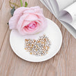 50 Pcs Doll Buttons Small Mini Miniature 5mm Tiny Little Micro Knitting Fastening Circle Clothes Making Sewing Sew Clothing Fasten Craft