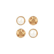 50 Pcs Doll Buttons Small Mini Miniature 5mm Tiny Little Micro Knitting Fastening Circle Clothes Making Sewing Sew Clothing Fasten Craft