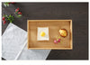Wooden Snack Tray with Handle, Rectangular Serving Tray, Farmhouse Decor, Breakfast Tray, Tea Coffee Wine Tray, Hotel Home, Ottoman Tray