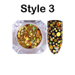 Nail Glitter - Chunky Glitter Mix - Cosmetic Tumblers, Nail Art, Resin Art, Slime, Crafts, Cosmetics  -  Party Supply - Festival Dance