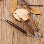 6 Pieces Clay Sculpting Carving Pottery Tools Polymer Modeling DIY Sculpture Craft Art Tool Set Art Supply Pottery Tools for Modeling