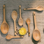 4 Pcs Wooden Measuring Spoons, Coffee Ice Tea Honey, Stirring Serving Utensils, Japanese Spoon Kitchen Cooking Utensil Tool Supplies Soup