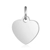 5 Pcs Custom Charms - Laser Engraved Stainless Steel Charms - Personalized Heart Charms - Customized Round Steel Pendant - Jewelry Making