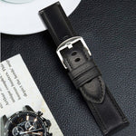 Vintage Calfskin Brown Leather Watch Strap, Leather Brown Strap, Leather Band 20mm/22mm/24mm Men's Strap