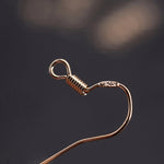 100 Pcs Ear hooks, Gold Silver Bronze Stainless Steel Stud Earrings hooks, Golden Blank Earring Hooks, DIY Fish Hook Earrings, DIY Jewelry