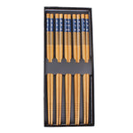 Japanese Style Wooden Chopstick - Travel Set with Box - Oriental Tableware Sushi - Chinese Chopstick - Natural - Reusable - Kitchen Supplies
