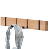 Foldable Wooden Towel Hook, Modern Wall Hook, Single Organizer, Hat Rack, Holiday Stocking Holder, Natural, Coat rack, Clothes Hanger