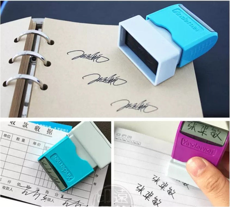 Custom Self Inking Stamp - Signature Stamp - Custom Stamp from your Logo or Image - Business Stamp - Custom Rubber Stamp - Personalized