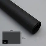 Linen Wrapping Paper Roll - For Birthday Presents Christmas Gifts - Solid Color - Black White Yellow Gray Red Brown Blue - Gift Wrap Craft