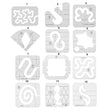 Quilting Stencil - Quilt Stencil - Quilting Template - Reusable PP Sheet for Arts Crafts, DIY
