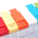6 Pcs Spice Jar Set | Food Storage | KitchenSeasoning | Organization | Salt Condiment | Sugar Salt Rack | Seasoning Organizer Container