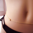 Star Belly Chain - Gold Waist Chain - Belly Dancing Gift - Girlfriend Gift - Anniversary Gift - Waist Beads - Simple Festival Body Jewelry