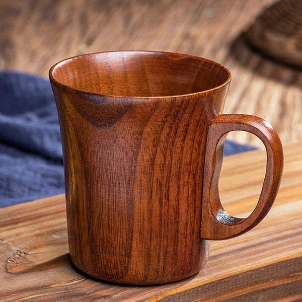 Wooden Coffee Cup - Tea Milk Mug - Breakfast Farmhouse Kitchenware - Toothbrush Holder - Home Decor - Eco Friendly Gift - Kitchen Drinkware