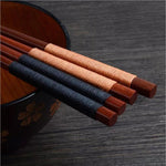 Japanese Style Wooden Chopstick - Oriental Tableware Sushi - Chinese Chopstick - Natural - Reusable - Kitchen Supplies - Dining Dinner